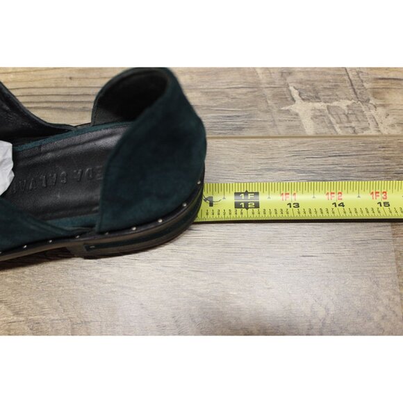 Freda Salvador women's suede leather pointed D'Orsay studded Oxford shoes - Picture 9 of 15